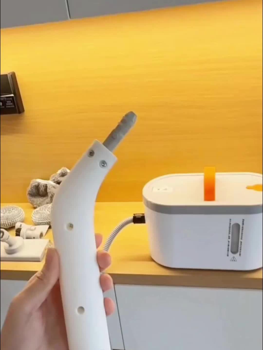 Nettoyeur vapeur portatif, 4,4 bars, haute puissance, chauffe rapide, 6 têtes multifonctions, grand réservoir de 1,4 L, double sécurité, pour cuisine, canapé, sol, salle de bain, voiture, réfrigérateur, climatiseur