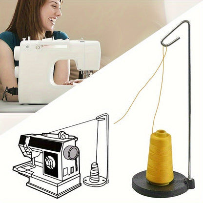 Porte-bobine universel pour machine à coudre portable, support de bobine détachable à base épaisse, accessoire de couture pour la maison et le voyage, compatible dans 195 pays