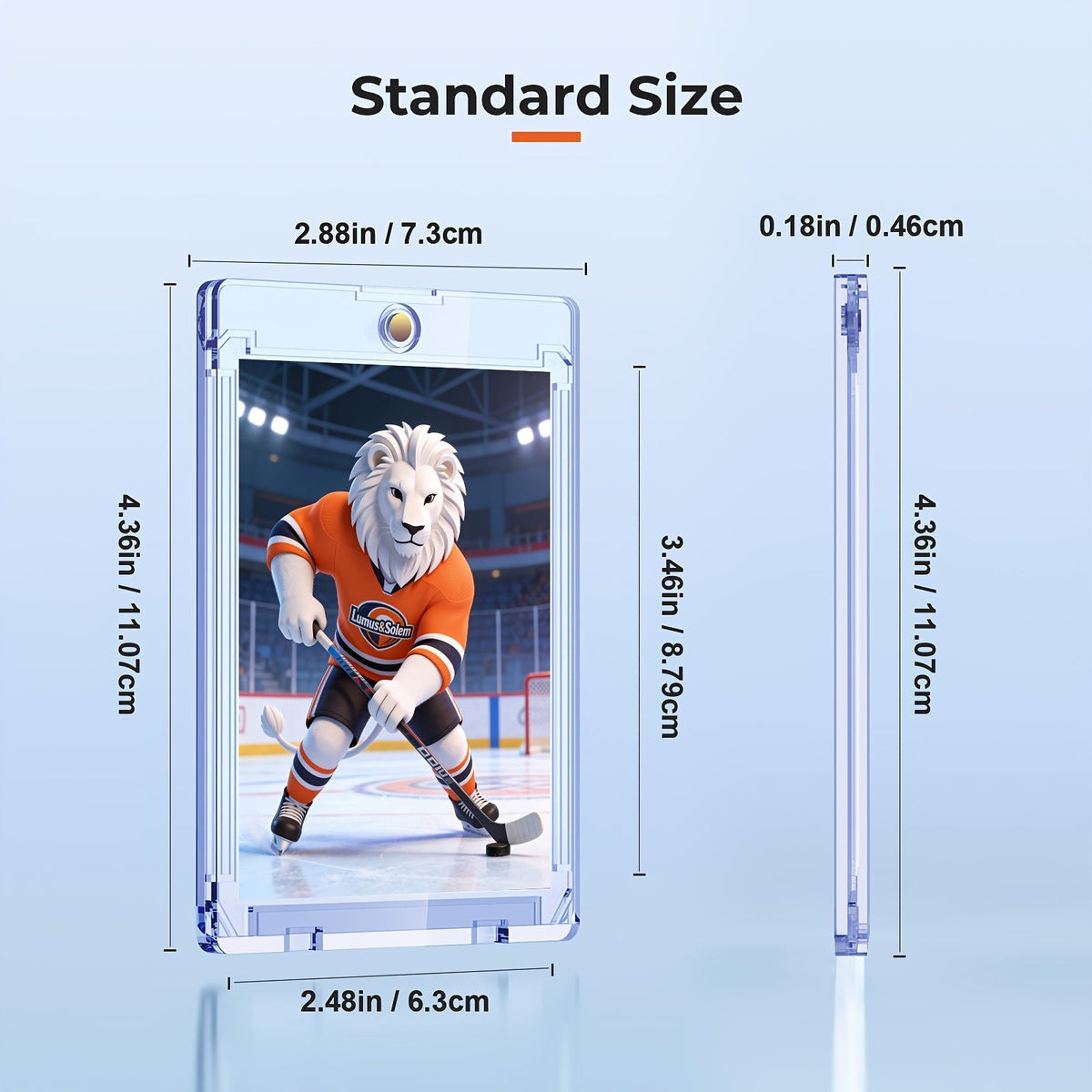 Supports de cartes magnétiques pour cartes à collectionner, lot de 200/400 - Étui rigide en plastique ultra-fin « One-Touch » anti-UV avec fermeture magnétique | Protège-cartes pour sport, football, baseball et JCC pour collectionneurs