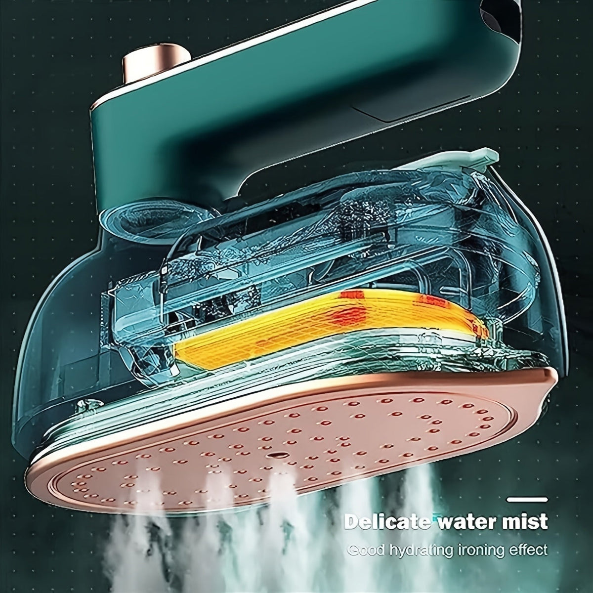 Mini défroisseur vapeur portable pour vêtements – Défroisseur à main à chauffe rapide pour le voyage, les dortoirs et la maison, fer à vapeur compact pour tous tissus, léger et facile à utiliser