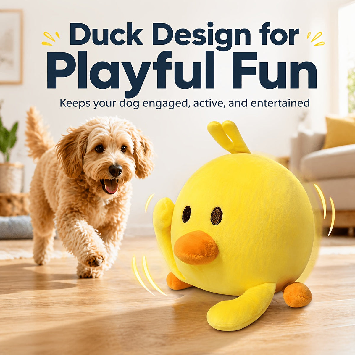 Jouet rebondissant pour chien rechargeable par USB – Balle électronique avec capteur de mouvement, bruit de cochon et enregistrement vocal, jouet interactif lavable pour petits chiens et chiots