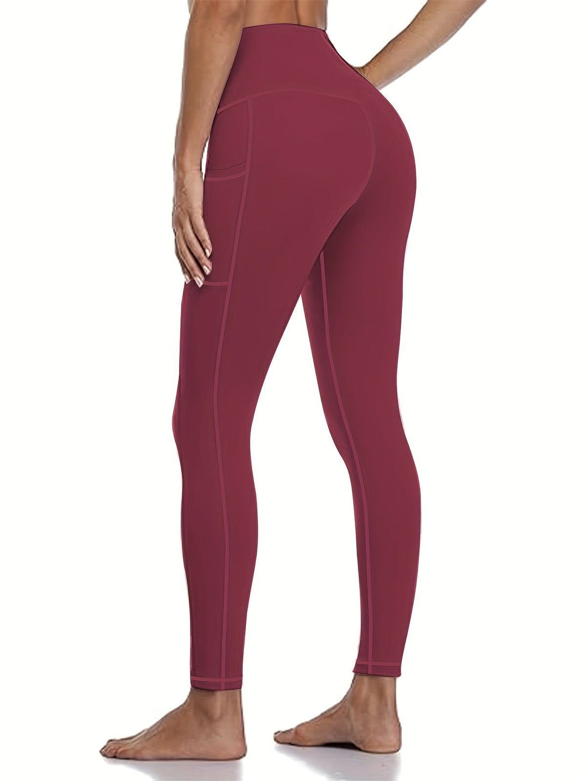 Lot de 5 pantalons de yoga de compression à motifs pour femmes – Leggings de fitness 7/8, coupe cheville, à motifs léopard, camouflage et unis, bas de survêtement de sport taille haute pour la gym, S-XXL