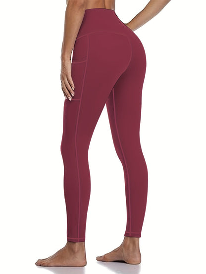 Lot de 5 pantalons de yoga de compression à motifs pour femmes – Leggings de fitness 7/8, coupe cheville, à motifs léopard, camouflage et unis, bas de survêtement de sport taille haute pour la gym, S-XXL