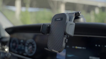 Support téléphone voiture pour tableau de bord et grille d'aération | Ajustable à 360°, forte adhérence, grande stabilité – Compatibilité universelle pour tous smartphones, iPhone, Samsung, Android – Style A, B et fixation aération