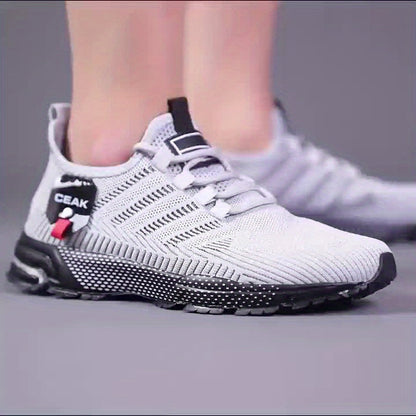 Baskets respirantes en maille pour hommes – Chaussures de sport légères et antidérapantes, coupe basse, pour la course, le jogging, la salle de sport, les activités en extérieur et le quotidien, tailles US 6.5–13.5