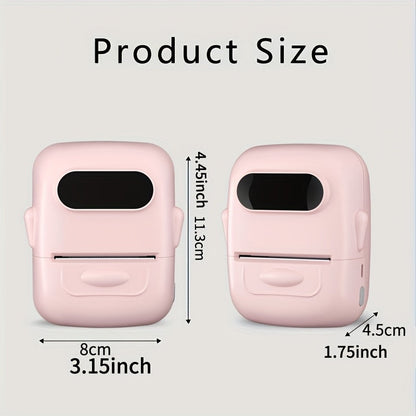 Imprimante d'étiquettes thermique portable Bluetooth P50 – Mini étiqueteuse sans fil pour la maison, le bureau, le commerce, les vêtements, les bijoux et l'alimentation, compatible Android et iOS, inclut un rouleau d'étiquettes blanches de 40x30 mm