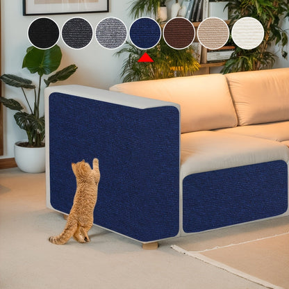 Protecteur de meubles autocollant anti-griffes pour chat – Ruban adhésif amovible pour tapis, canapé et mur, solution durable en tissu anti-griffes pour chats d'intérieur, 40 x 100 cm, 5 couleurs