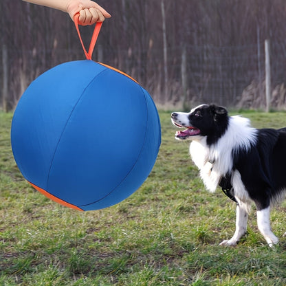 Grosse balle gonflable pour chien – Jouet interactif pour l'entraînement et le rassemblement, jouet d'exercice anti-ennui pour bouledogues, golden retrievers et bergers australiens, sans pile nécessaire