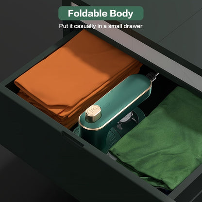 Mini défroisseur vapeur portable pour vêtements – Défroisseur à main à chauffe rapide pour le voyage, les dortoirs et la maison, fer à vapeur compact pour tous tissus, léger et facile à utiliser