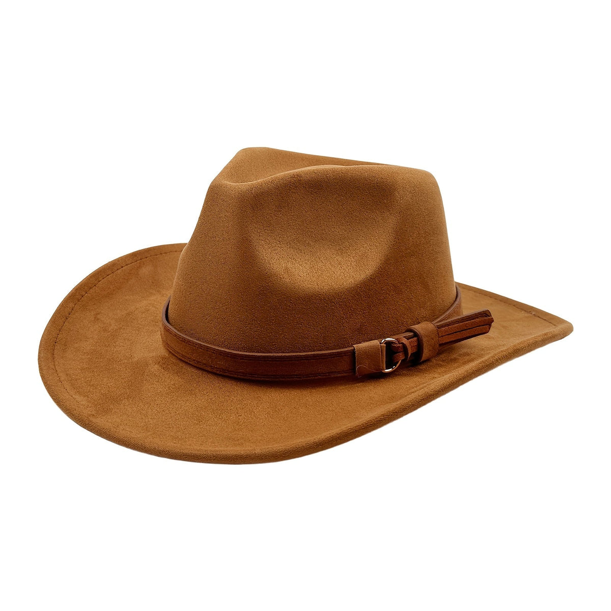 Chapeau de cowboy western rétro à large bord pour hommes et femmes – Chapeau unisexe style Fedora classique pour les voyages décontractés, la plage et les déguisements, disponible en 7 couleurs : marron, noir, kaki, beige, gris, blanc