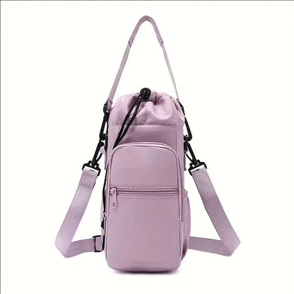 Sac à bandoulière croisé – Sac de jour monobretelle, sacoche pour téléphone légère et multifonction avec sangle réglable, tissu résistant, pour sports en plein air, randonnée, voyage, fitness, usage quotidien – Hommes et femmes