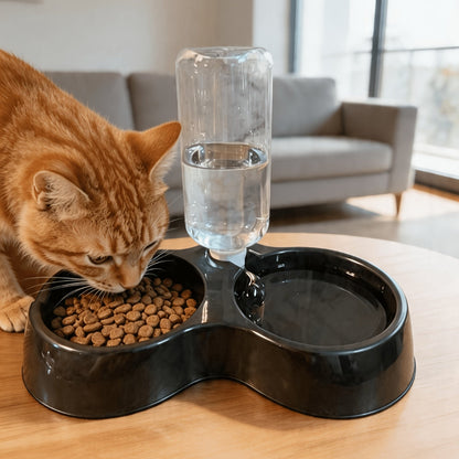Ensemble de bols pour animaux inclinés et antidérapants – Conception ergonomique inclinée pour chats et chiens, sans pile, favorise une posture saine, station de nourriture et d'eau facile à nettoyer pour animaux d'intérieur