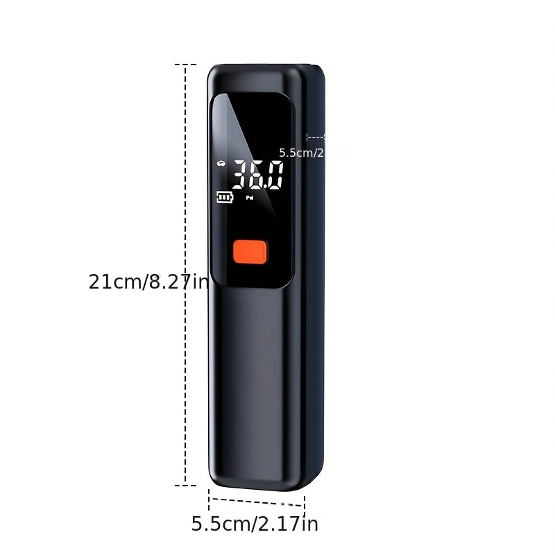 Wireless Portable Tire Inflator Air Compressor with Digital LED Display Automatic Tire Pressure Detection USB-C Rechargeable for Car Bicycle Motorcycle Tires Basketball Inflating