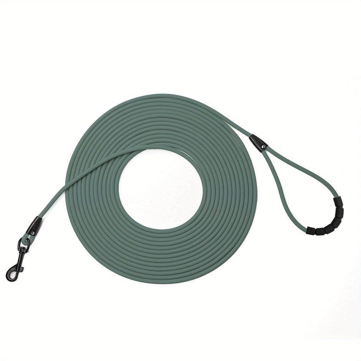 Long Dog Training Leash for Outdoor Use - Weatherproof PVC Coated Nylon Recall Leash for Beach, Yard, Hiking & Camping, Improves Obedience & Recall, 6 Colors 4 Sizes (M/L/XL/XXL)