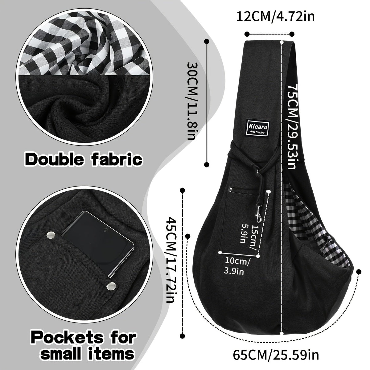 Sac de transport pliable et léger pour animaux – Sac bandoulière respirant pour petits chiens et chats, sac de transport portable pour randonnées, courses, visites chez le vétérinaire et aventures quotidiennes