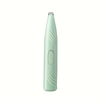 Cordless Pet Grooming Clipper – Low Noise Electric Precision Trimmer for Dog Paw, Cat Face & Eye Area Hair, USB Rechargeable Quiet Shaver for Small Pets, Safe Detail Trimming Tool