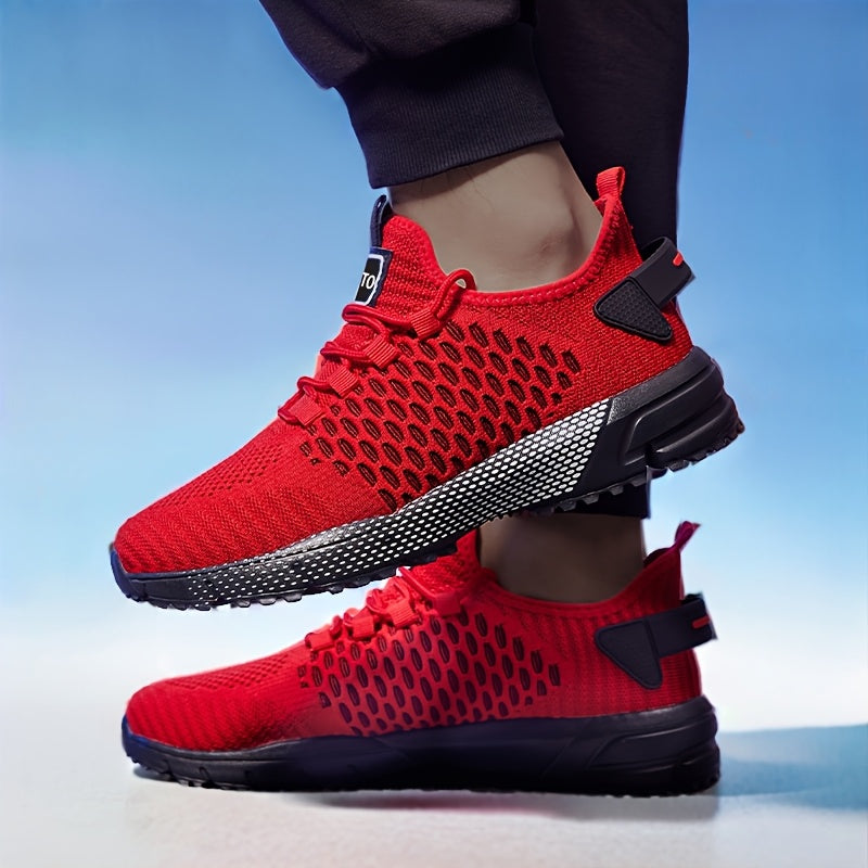 Chaussures de course pour hommes, baskets légères et respirantes - Chaussures de sport, marche, tennis, fitness et décontractées pour hommes, confortables et tendance, multicolores