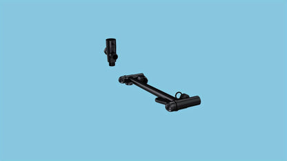 Combiné douche de tête haute pression et douchette à main, bras d'extension de 11 pouces, 9 réglages, anti-fuite, hauteur réglable, chrome noir mat