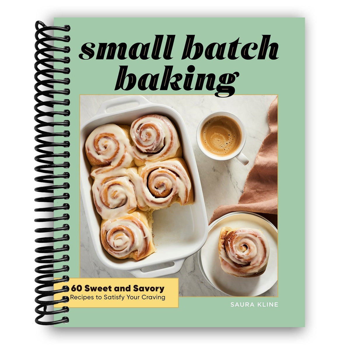 Livre de recettes de pâtisserie en petites quantités - 60 recettes sucrées et salées pour 2 à 3 personnes, aucun équipement spécial nécessaire, reliure spirale, idéal pour les pâtissiers solos et les petits foyers