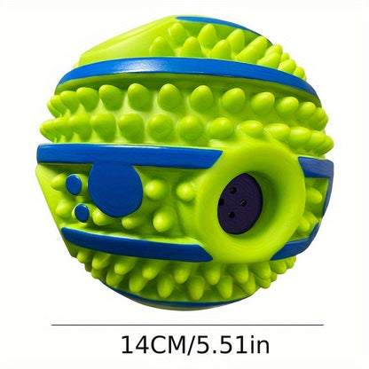 Balle interactive d'entraînement intellectuel pour chien avec voix - Puzzle pour animaux pour stimulation mentale, jouet intelligent à distribution lente pour chiens de petite, moyenne et grande taille, balle d'enrichissement anti-ennui