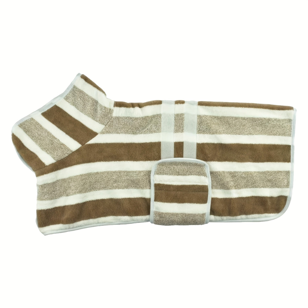 Peignoir de bain séchage rapide pour chiens, serviette enveloppante pour chiens de petite, moyenne et grande taille, fermeture à boutons-pression réglable, robe de séchage toutes saisons après le bain, peignoir pour animal lavable en machine