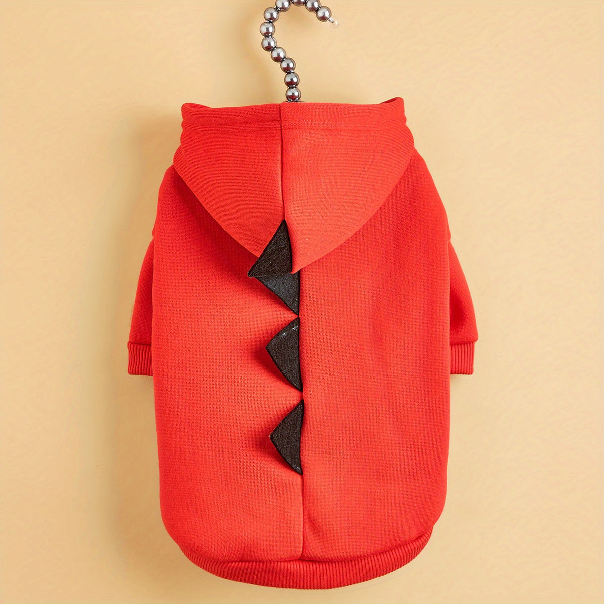 Sweat-shirt costume de dinosaure pour chiens et chats - Costume rigolo à capuche pour animaux avec épines de dino, tenue de cosplay douce et chaude pour Halloween pour petits et moyens animaux