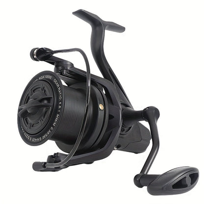 Moulinet spinning robuste pour eau salée 8000 10000 14000, moulinet de pêche en haute mer, corps en métal, grande capacité de ligne, ambidextre, pour gros poissons, pêche en surfcasting