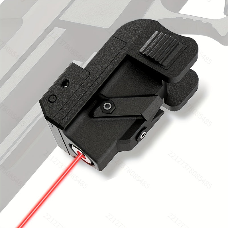 Viseur laser point rouge rechargeable par USB, montage sur rail Picatinny avec mode stroboscopique, compact et léger, classe IIIa 5mW pour pistolets, fusils et armes de poing, dérive et élévation réglables, portée de jour de 30 à 90 mètres