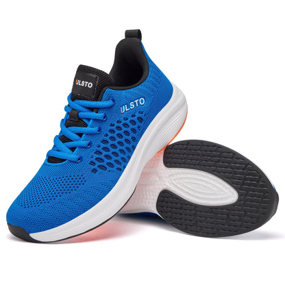 Chaussures de course pour hommes, baskets légères et respirantes - Chaussures de sport, marche, tennis, fitness et décontractées pour hommes, confortables et tendance, multicolores
