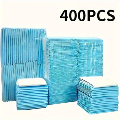 Alèses super absorbantes pour chien 60x60 cm pour le dressage des chiots et l'usage en intérieur – Alèses d'apprentissage anti-fuites et anti-odeurs, paquets économiques de 50 / 100 / 200 / 400 unités