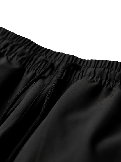 Pantalon cargo multipoches pour femme – Détails zippés vert néon, taille à cordon de serrage, pantalon outdoor pleine longueur pour le voyage, 4 coloris, tailles XS à XXL, streetwear décontracté printemps-automne