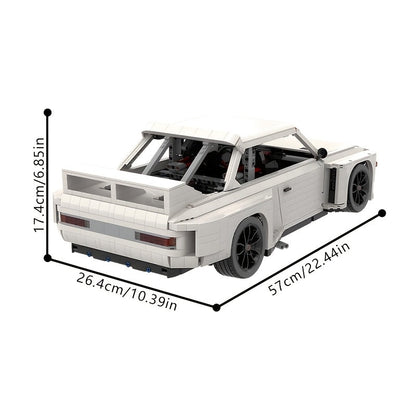 4754 Pcs Classic Racing Car Building Blocks 1:8 Scale – BMW 3.0 CSL IMSA 1975 Model Kit for Adults, ABS Large Brick Set, Automotive History Collector Gift, Expert STEM Display Build