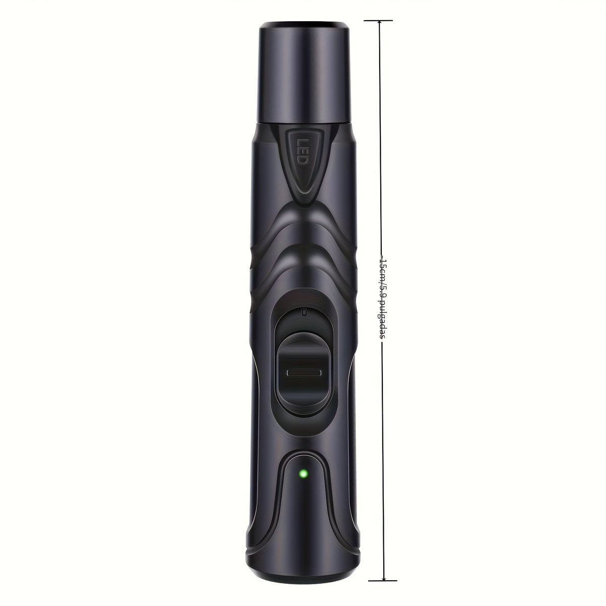Coupe-griffes pour chien avec lumière LED - Lime à griffes rechargeable et silencieuse, 2 vitesses, coupe indolore pour grands et petits chiens, chargement USB avec meule