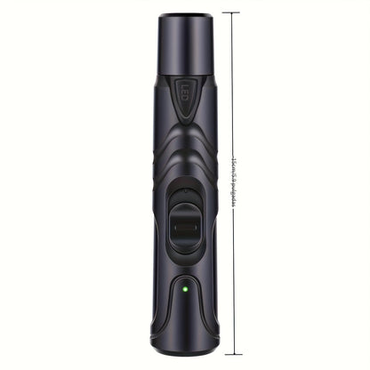 Coupe-griffes pour chien avec lumière LED - Lime à griffes rechargeable et silencieuse, 2 vitesses, coupe indolore pour grands et petits chiens, chargement USB avec meule