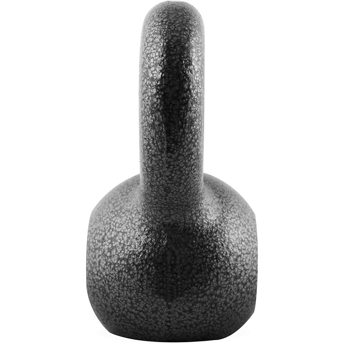Kettlebell en fonte peinture martelée – Fond plat, prise large antidérapante, musculation à domicile et en salle, entraînement complet du corps et CrossFit, options de poids de 10 à 50 lb pour hommes et femmes