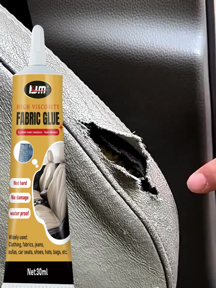 Kit de réparation pour intérieur de voiture et adhésif plastique – Colle pour sièges, colle pour joints coupe-vent et tampon d'étanchéité pour carrosserie, portières, garnitures et réparations intérieures – Colle de réparation automobile à séchage rapide