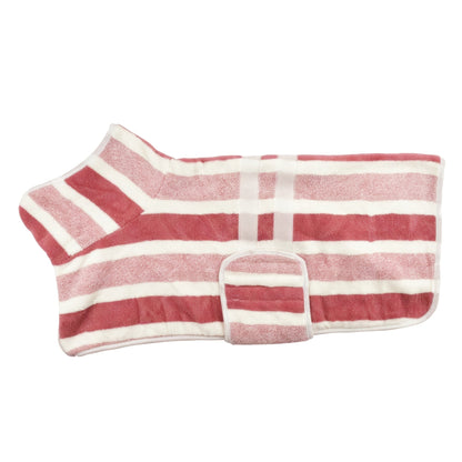 Peignoir de bain séchage rapide pour chiens, serviette enveloppante pour chiens de petite, moyenne et grande taille, fermeture à boutons-pression réglable, robe de séchage toutes saisons après le bain, peignoir pour animal lavable en machine