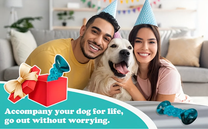 Jouet à mâcher durable en nylon pour chien, anti-anxiété, anti-ennui, jouet indestructible pour petits, moyens et grands chiens, mâcheurs agressifs, tailles standard et grande, occupe les chiens, soulage le stress