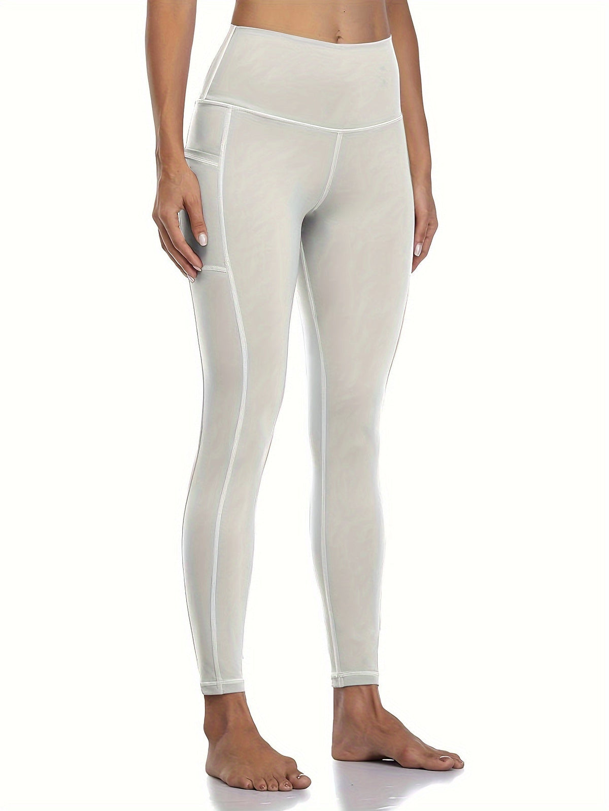 Lot de 5 pantalons de yoga de compression à motifs pour femmes – Leggings de fitness 7/8, coupe cheville, à motifs léopard, camouflage et unis, bas de survêtement de sport taille haute pour la gym, S-XXL