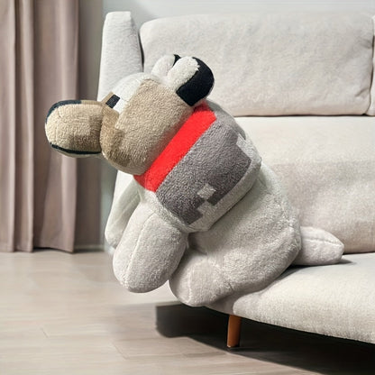 Peluche loup – Adorable doudou loup gris tout doux pour garçons et filles, mini peluche loup format poche, cadeau d’anniversaire ou de Noël pour les amoureux des loups et les tout-petits