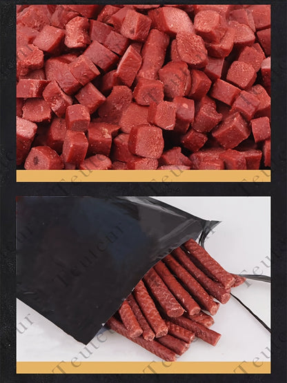 Bâtonnets de bœuf naturels de qualité supérieure pour chiens – Friandises protéinées sans céréales, type viande séchée et à mâcher pour chiots, chiens adultes de petite, moyenne et grande taille, récompenses d'éducation durables pour toutes les races