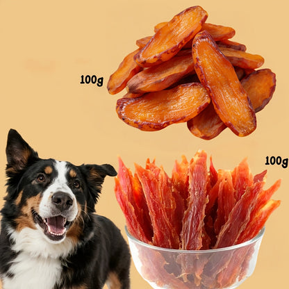 Friandises riches en protéines pour chiens : lamelles de poulet et de canard, sans céréales, récompenses de dressage, saucisses, santé dentaire, faible en gras, facilement digestibles, races moyennes et grandes, coffret cadeau, assortiments multi-saveurs