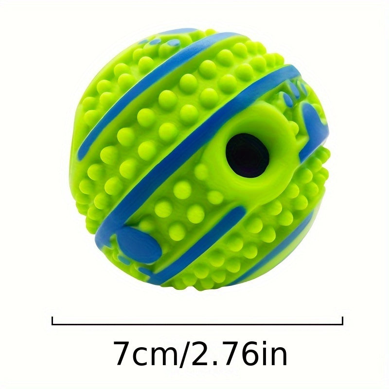 Balle interactive d'entraînement intellectuel pour chien avec voix - Puzzle pour animaux pour stimulation mentale, jouet intelligent à distribution lente pour chiens de petite, moyenne et grande taille, balle d'enrichissement anti-ennui