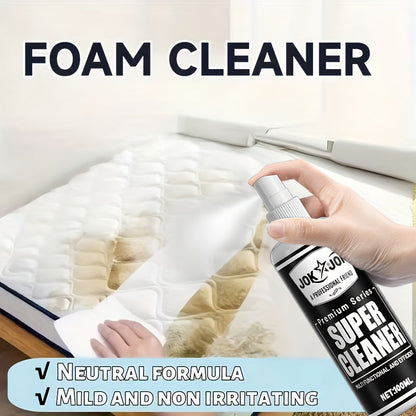 Spray détachant pour tissus et tapis 100 ml – Nettoyant et désodorisant pour tissus d'ameublement à action rapide sans rinçage pour canapés, rideaux, literie, tapis et intérieurs de voiture, serviette incluse