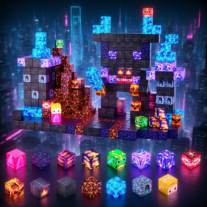 100 pièces Blocs de construction magnétiques, ensemble de jouets de construction STEM Garde mécanique pour enfants, kit de construction magnétique créatif, cadeau d'anniversaire, de Noël ou de Pâques pour garçons et filles de 6 ans et plus
