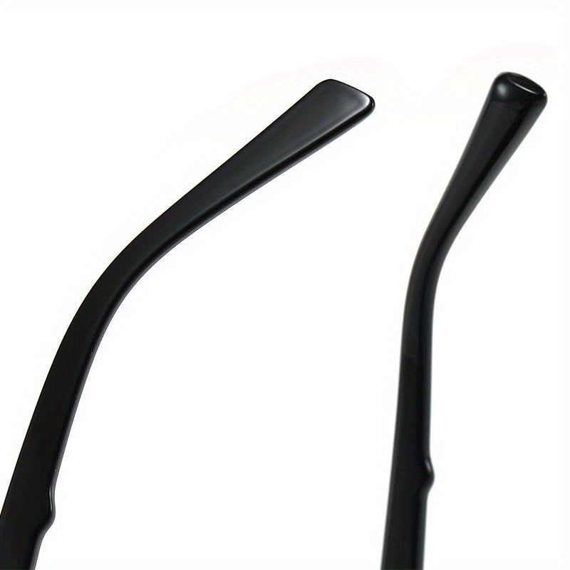 Lunettes de soleil unisexe à monture carrée oversize, protection UV, branches rétro écailles de tortue, pour hommes et femmes, voyage, plage, usage quotidien, inclut étui et chiffon de nettoyage, 6 couleurs