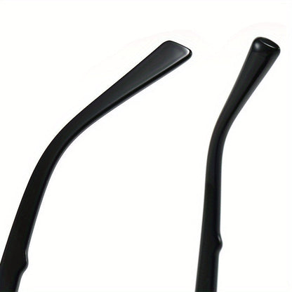 Lunettes de soleil unisexe à monture carrée oversize, protection UV, branches rétro écailles de tortue, pour hommes et femmes, voyage, plage, usage quotidien, inclut étui et chiffon de nettoyage, 6 couleurs