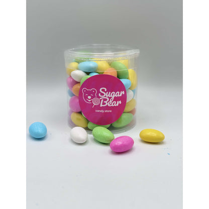 Dragées Jordan assorties en vrac – Amandes enrobées de sucre aux couleurs pastel pour mariages, fêtes prénatales, réceptions et cadeaux, amandes de Californie de qualité supérieure