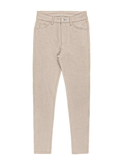 Jean skinny stretch taille haute pour femme, détail bouton en métal, style urbain, pantalon en jean coupe ajustée, 10 couleurs, S-XXL
