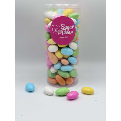 Dragées Jordan assorties en vrac – Amandes enrobées de sucre aux couleurs pastel pour mariages, fêtes prénatales, réceptions et cadeaux, amandes de Californie de qualité supérieure